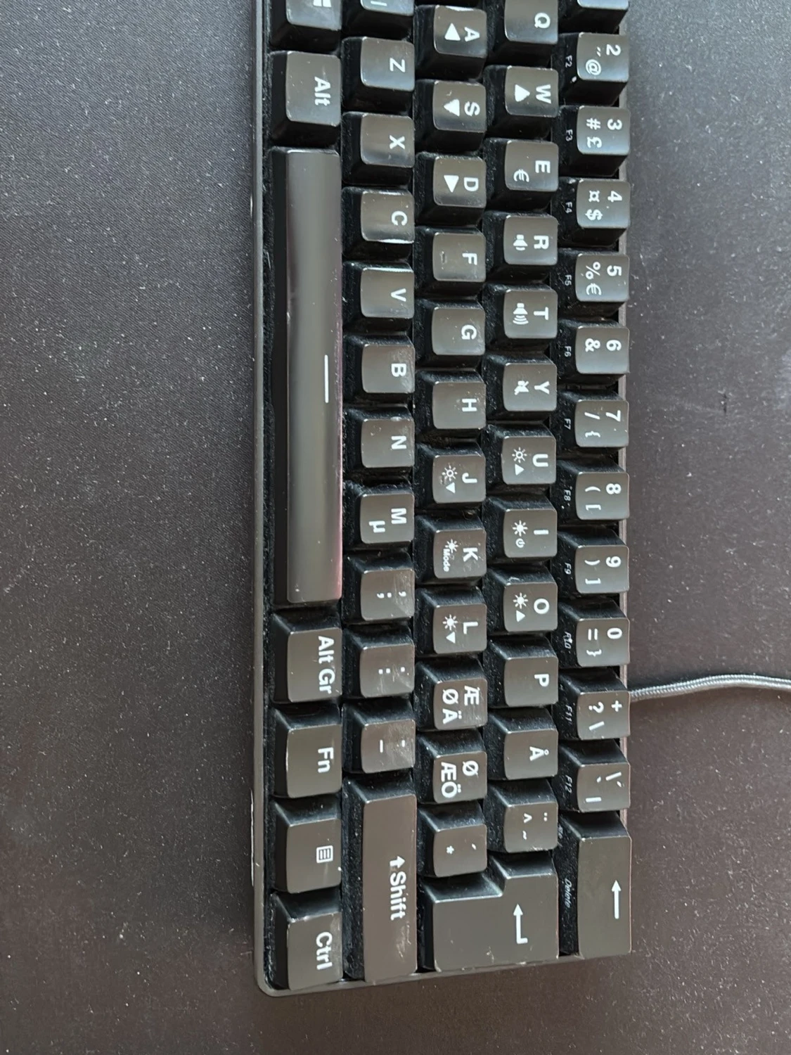 NOS C250 Mekaniskt Tangentbord