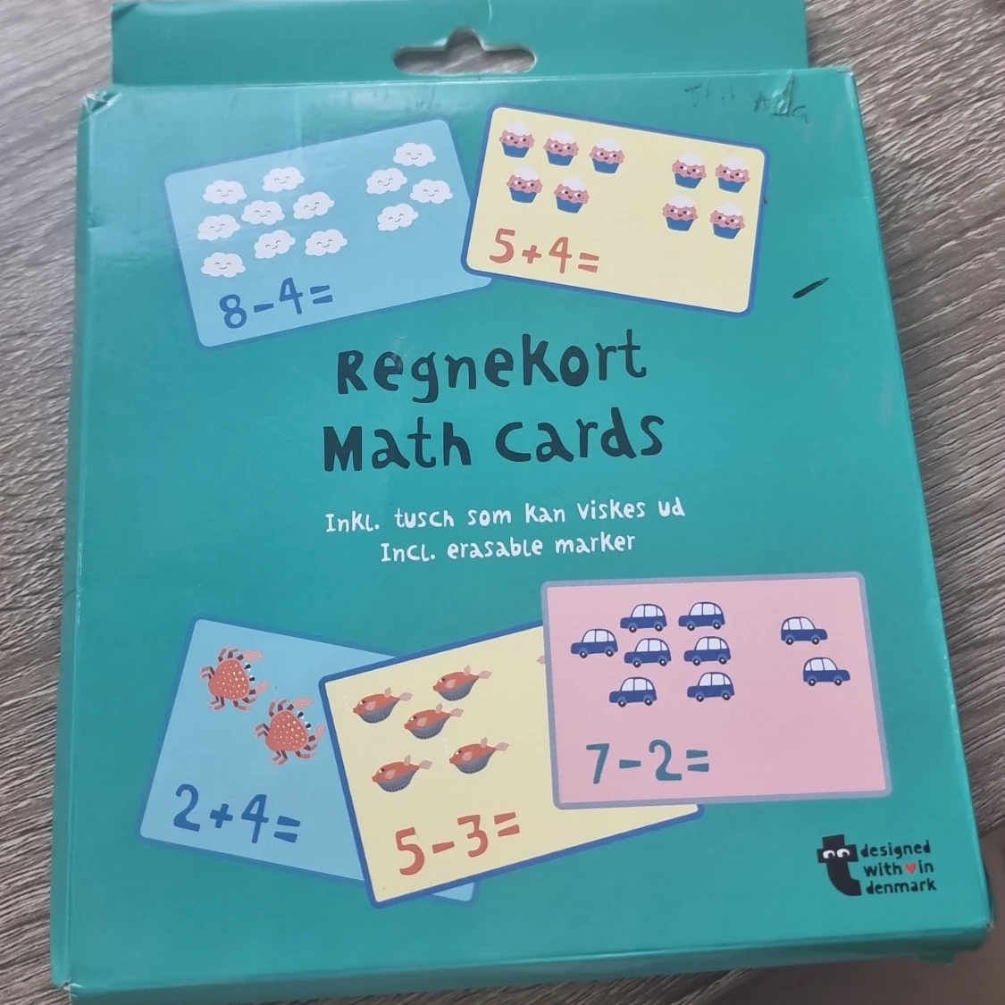 Regnekort Math Cards