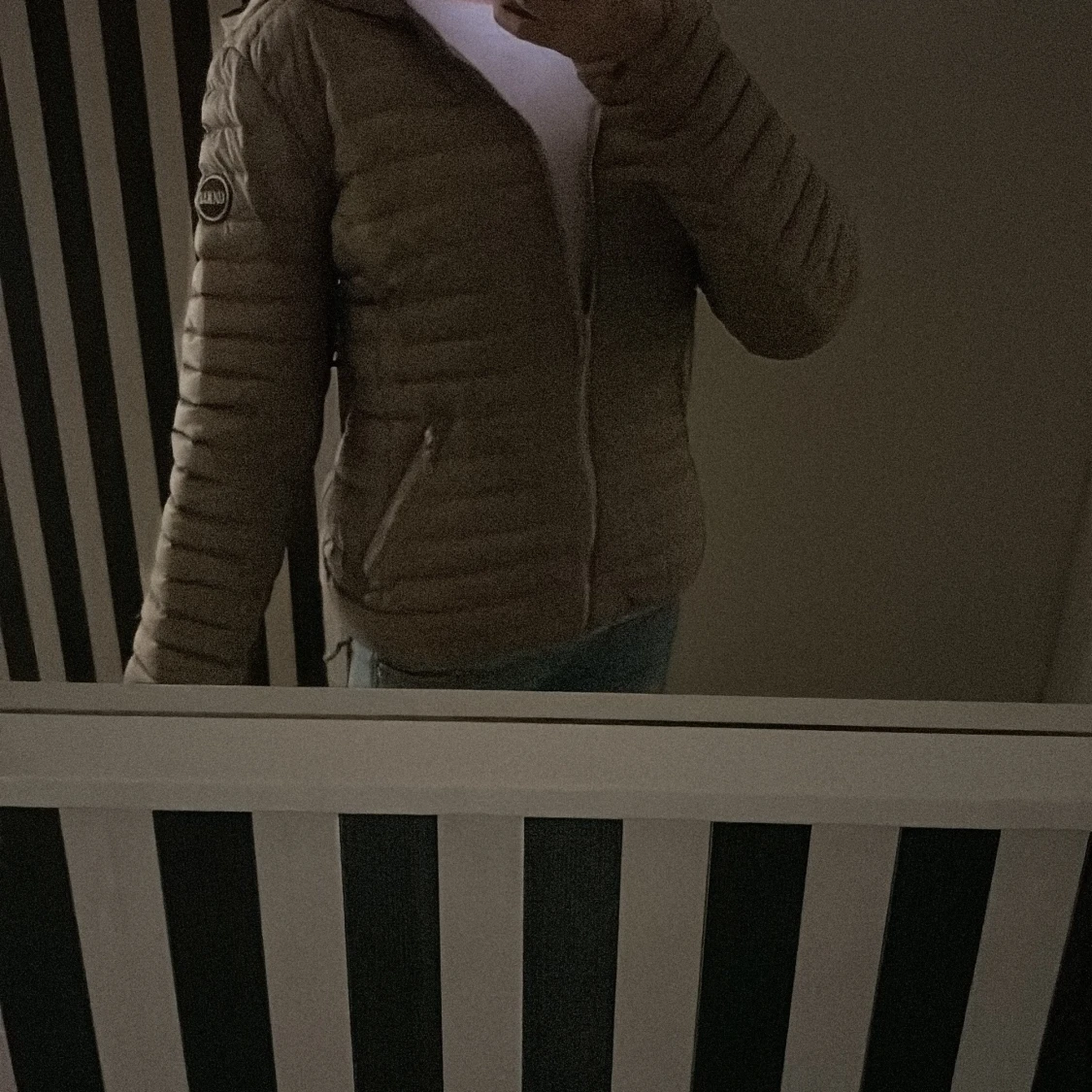 Beige pufferjacka från Colmar - 1