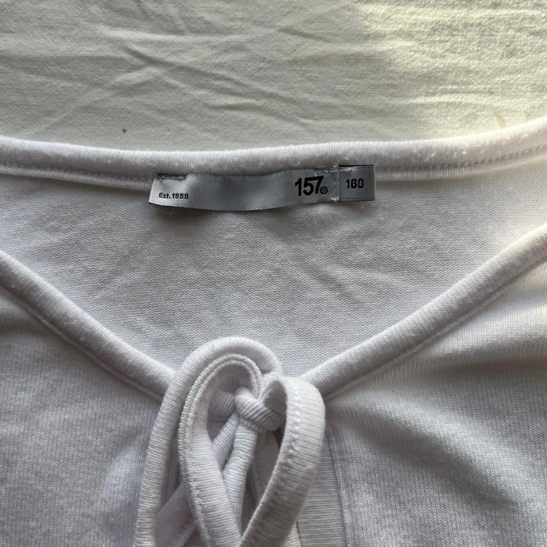 Vit kofta med knyt från lager 157 i storlek 160 - 2
