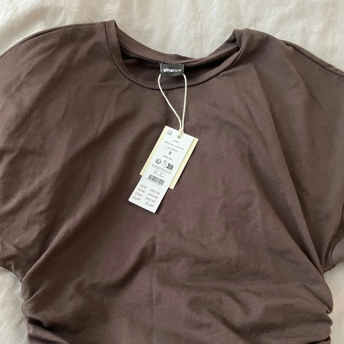 Soft touch ruched tee - 2