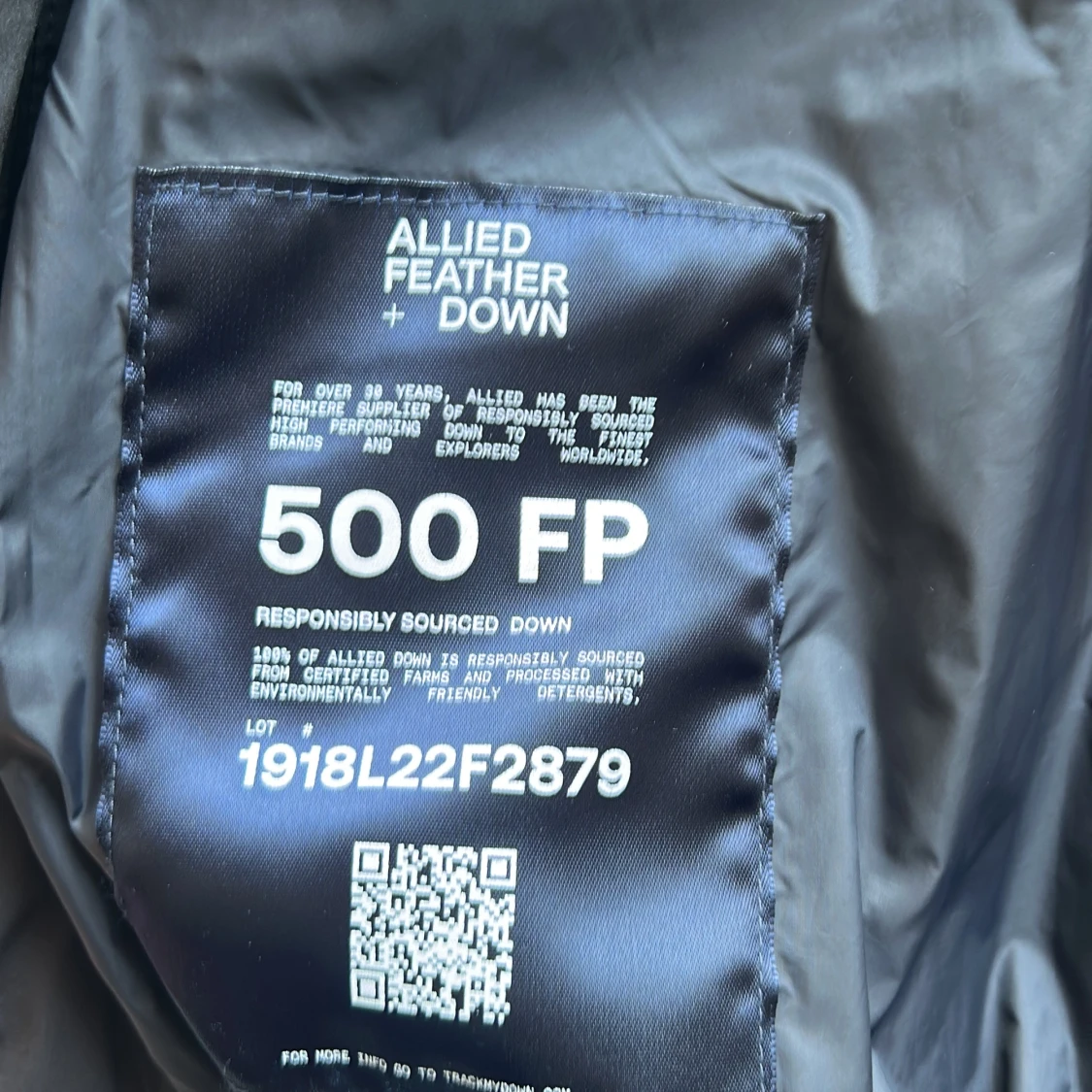 Svart Sail Racing dunjacka med huva - 3