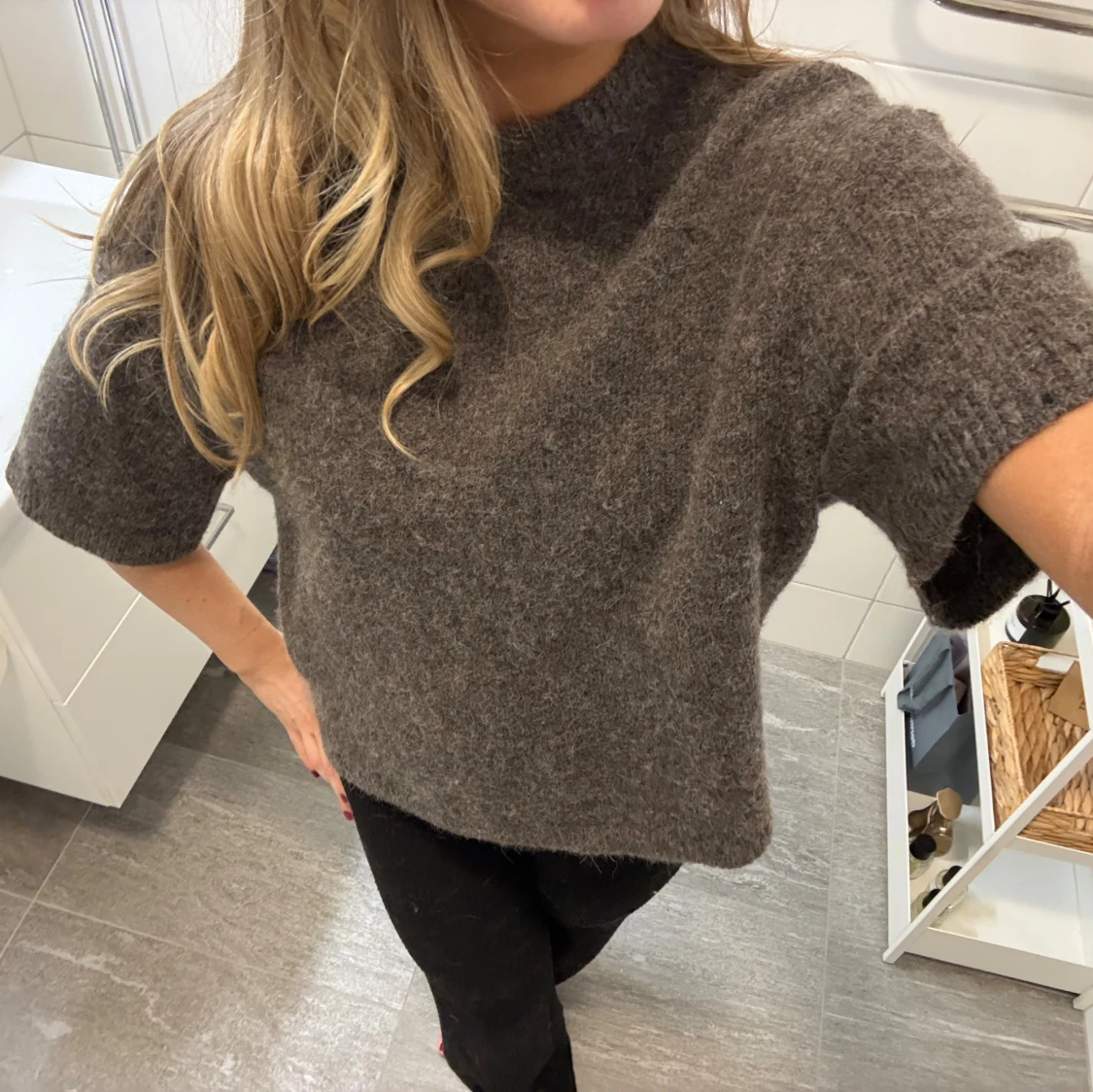 Stickad T-shirt GINATRICOT - 2