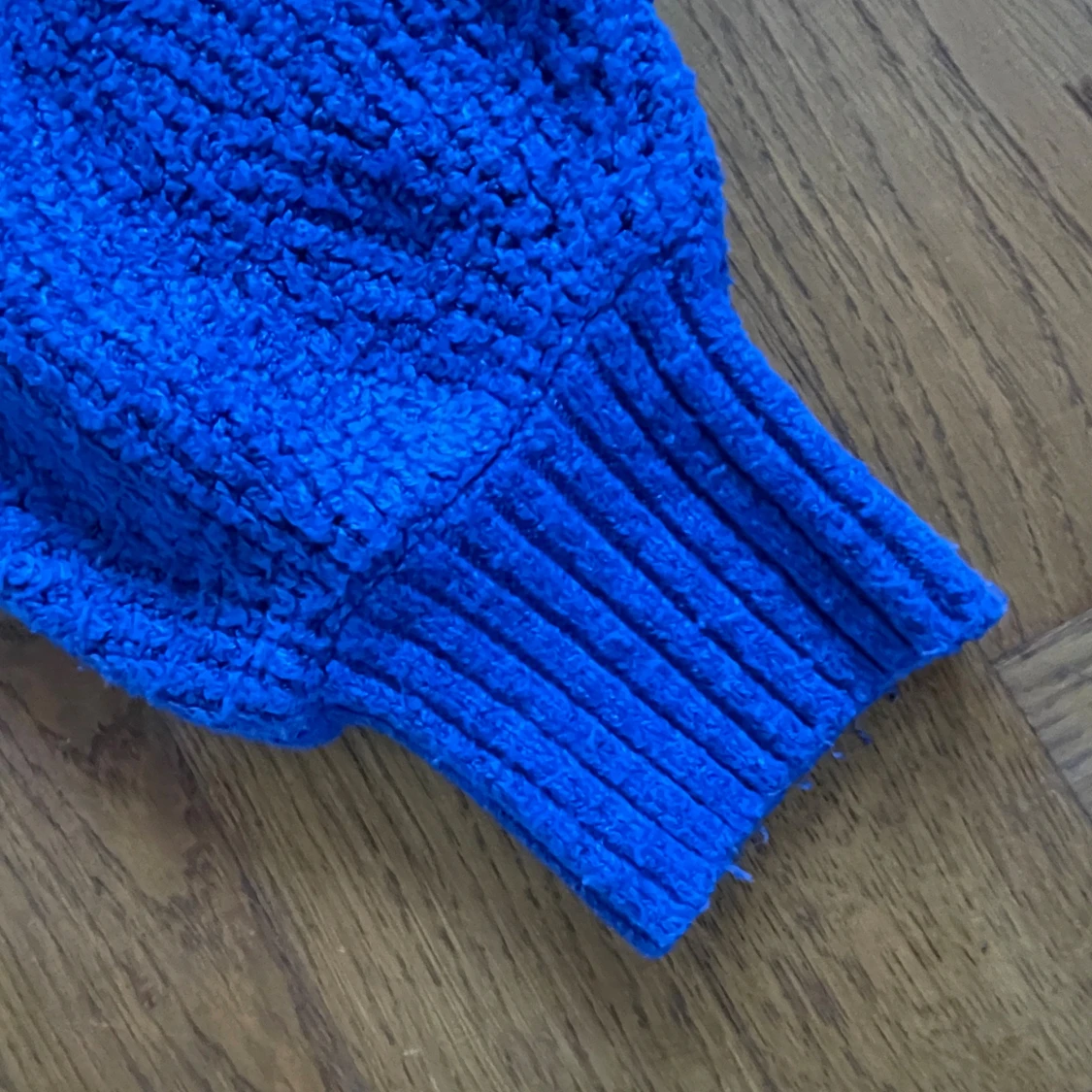 Kornblå stickad tröja Copper Key - 3