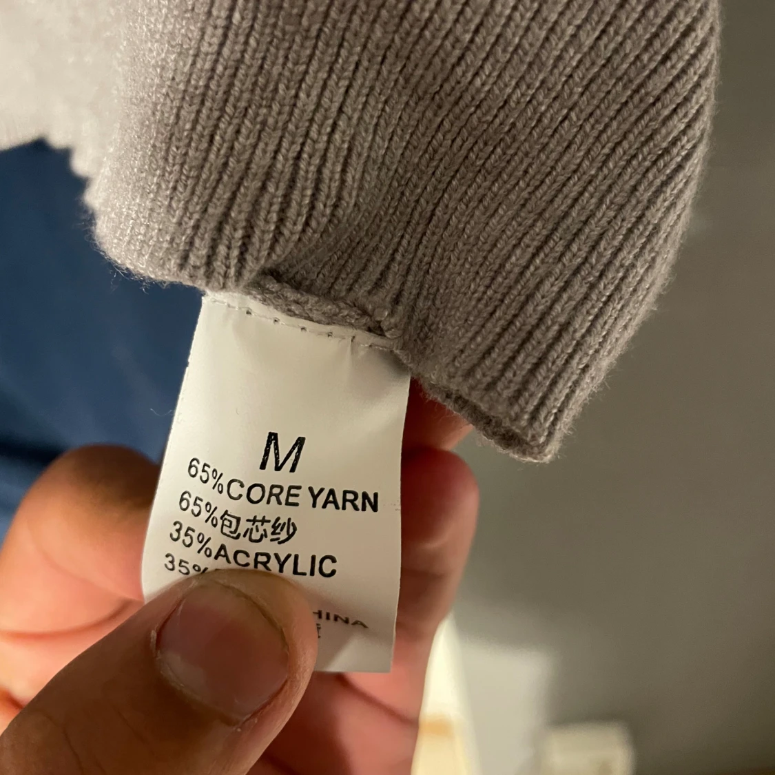 Grå stickad Vicinty tröja  M - 2