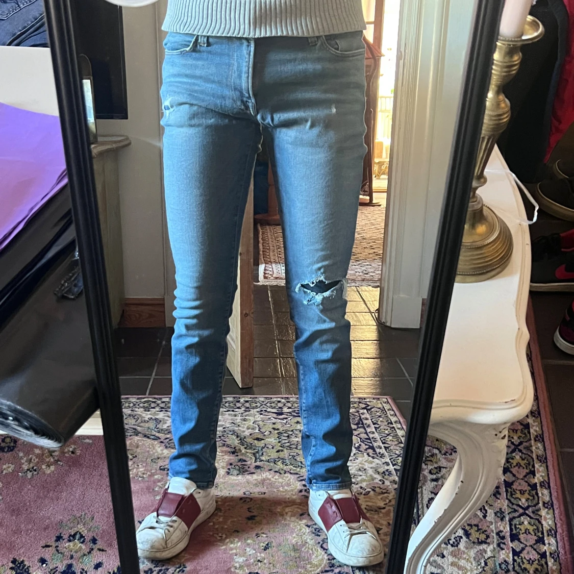 Jack & Jones jeans med slitningar slim Liam 31/32