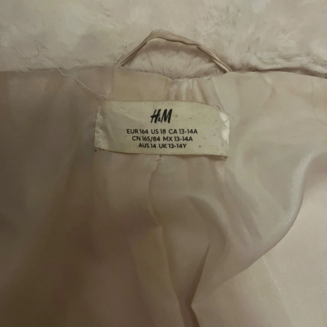 Beige teddyjacka från H&M - 3