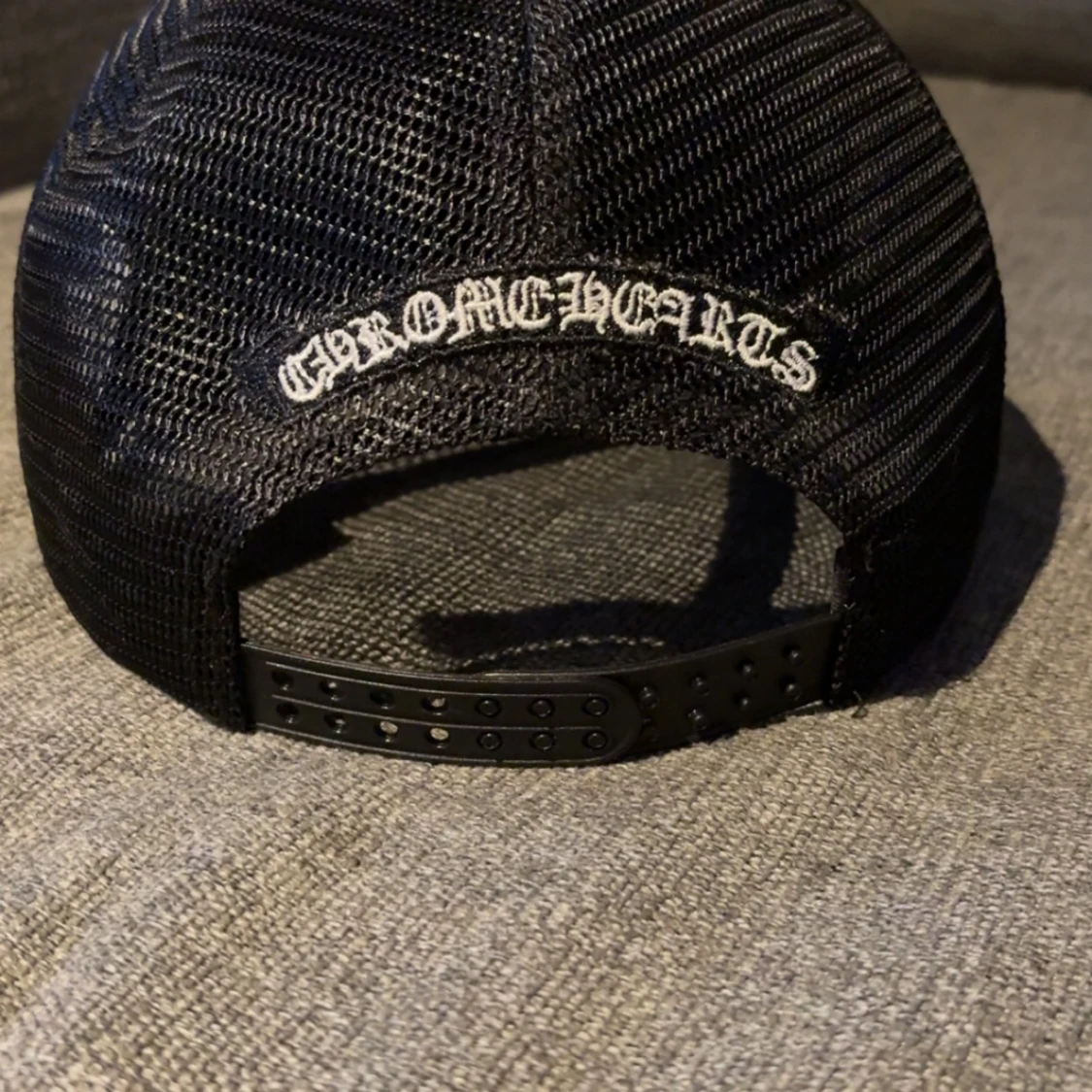 Svart Chrome Hearts keps med mesh - 2