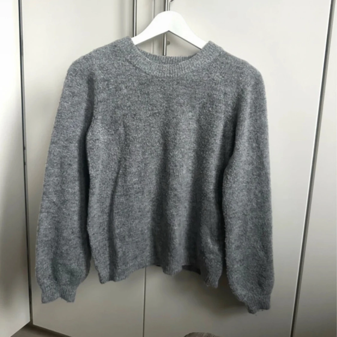 Grå stickad tröja från Object - 2