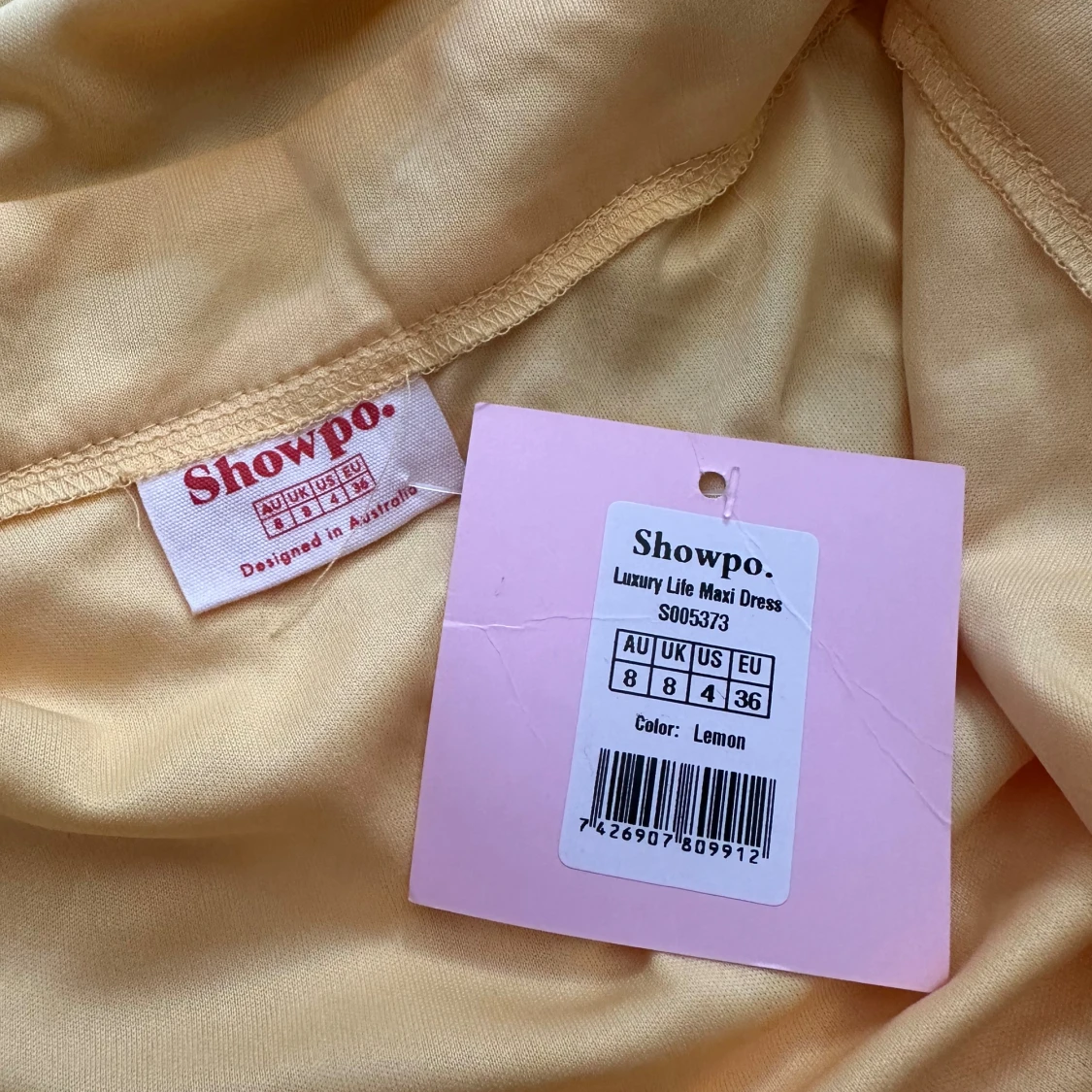 Gul långklänning från Showpo - 3