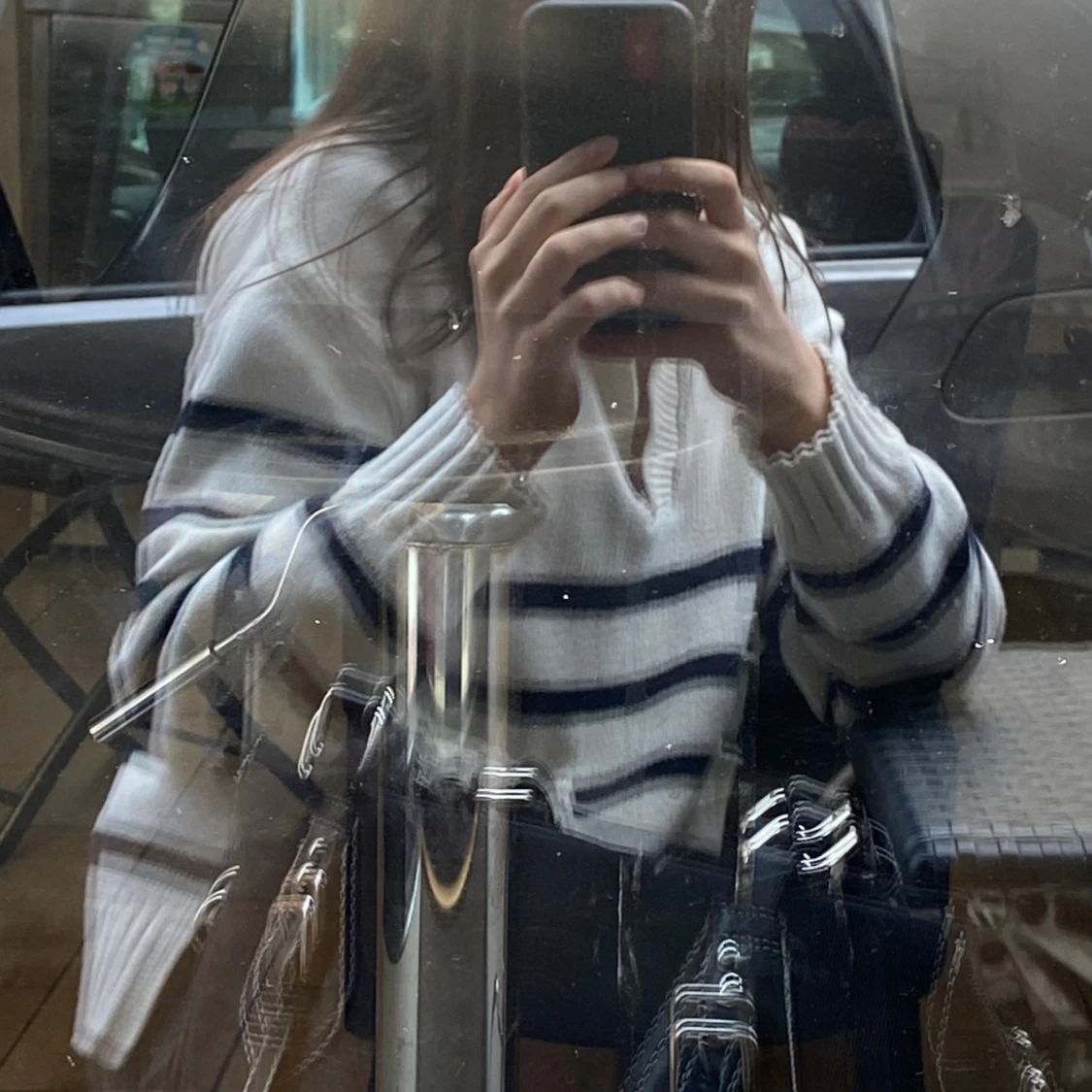 Randig stickad tröja från Holly & White - 1