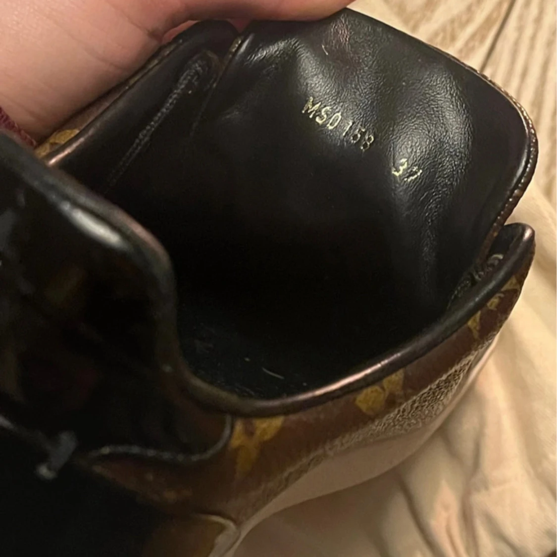 Louis Vuitton monogram sneakers brun - 2