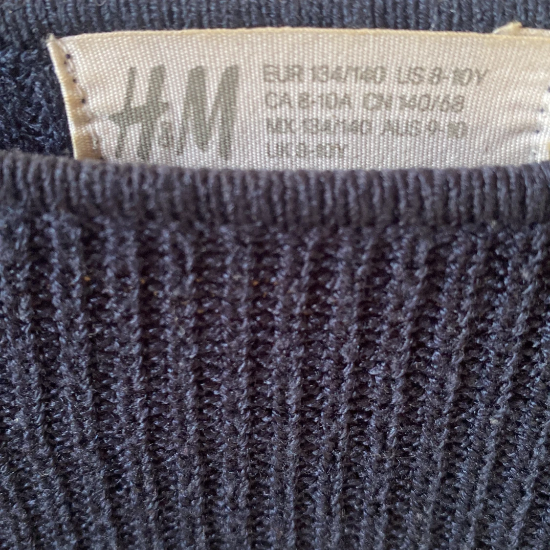 Randig croppad tröja från H&M - 1