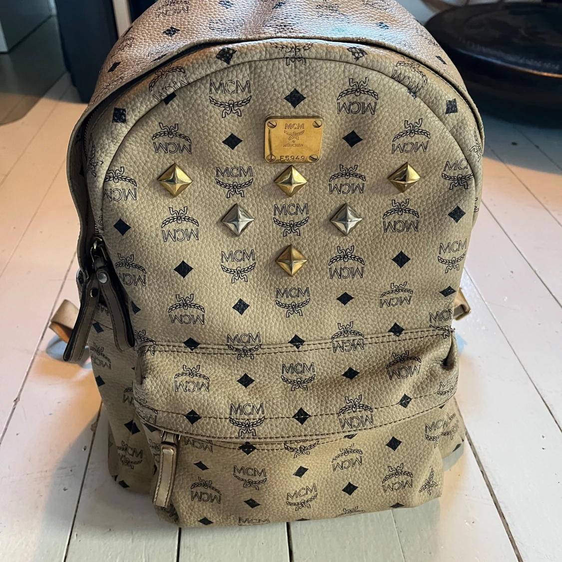 MCM beige backpack - 1