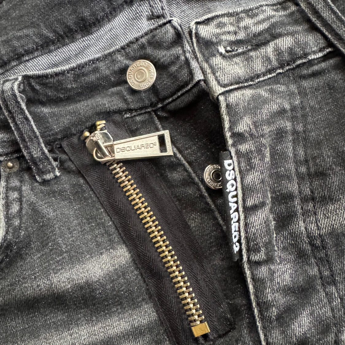 Svarta Dsquared2 skinny jeans med slitningar - 2