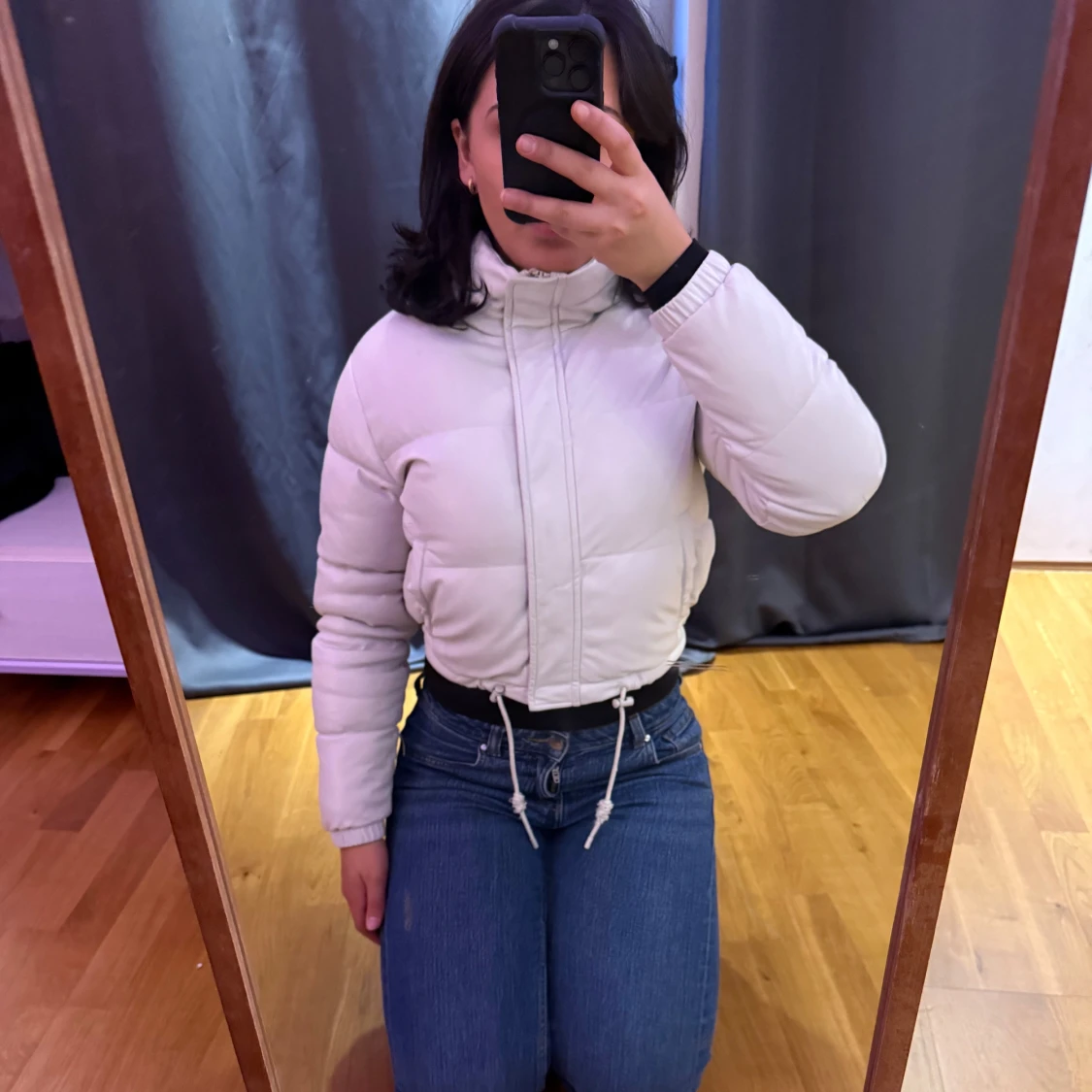 Vit pufferjacka från FB Sister XS - 1