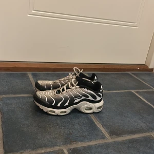 Nike TN skor  - Hej, säljer dessa nästan helt oanvända Nike TN. 100% äkta och är köpta på Nikes hemsida. Storlek är 36,5, inga defekter eller syn på användning. Priset är inte hugget i sten! Det är bara att skriva om ni undrar över något 