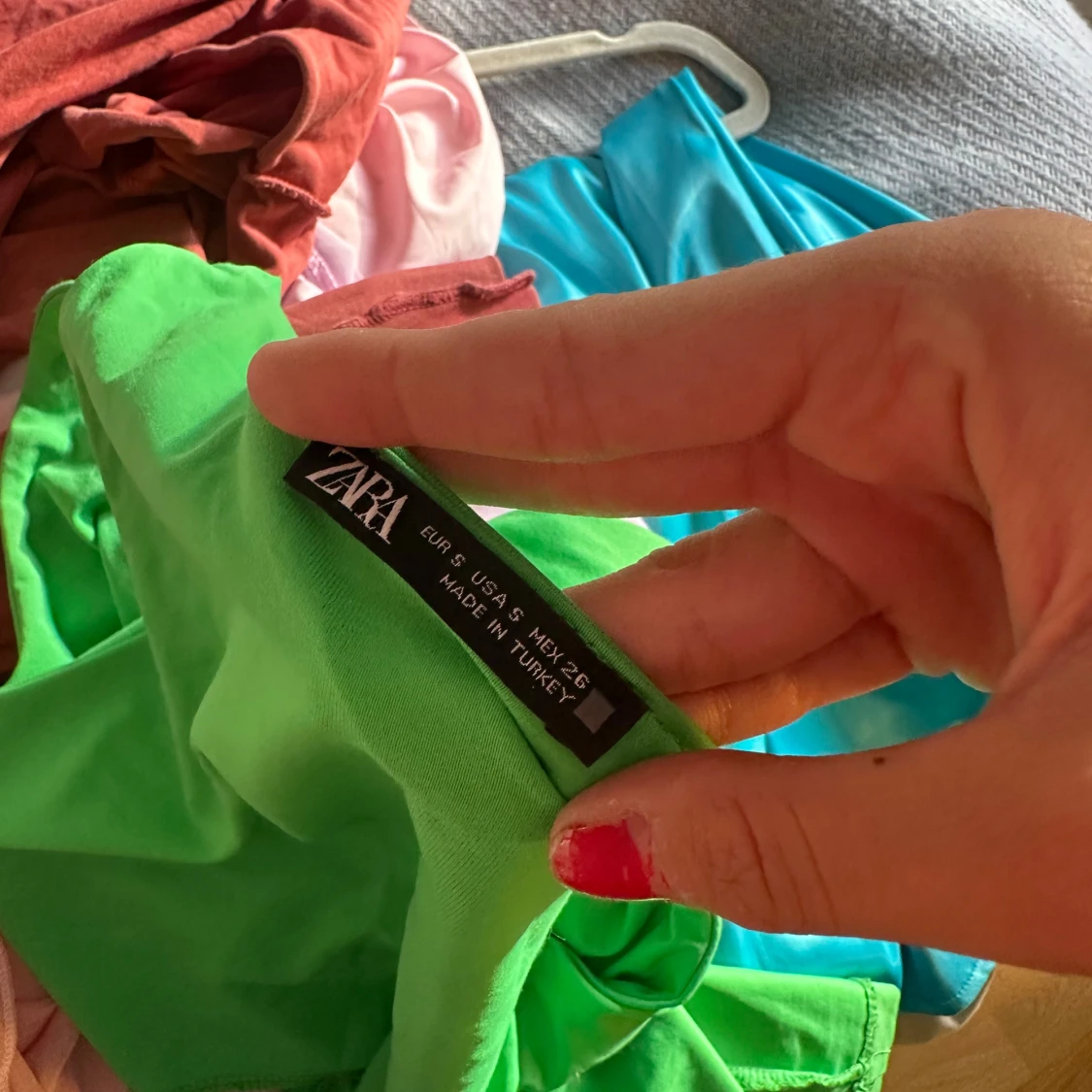 Grön linnetopp från Zara - 2