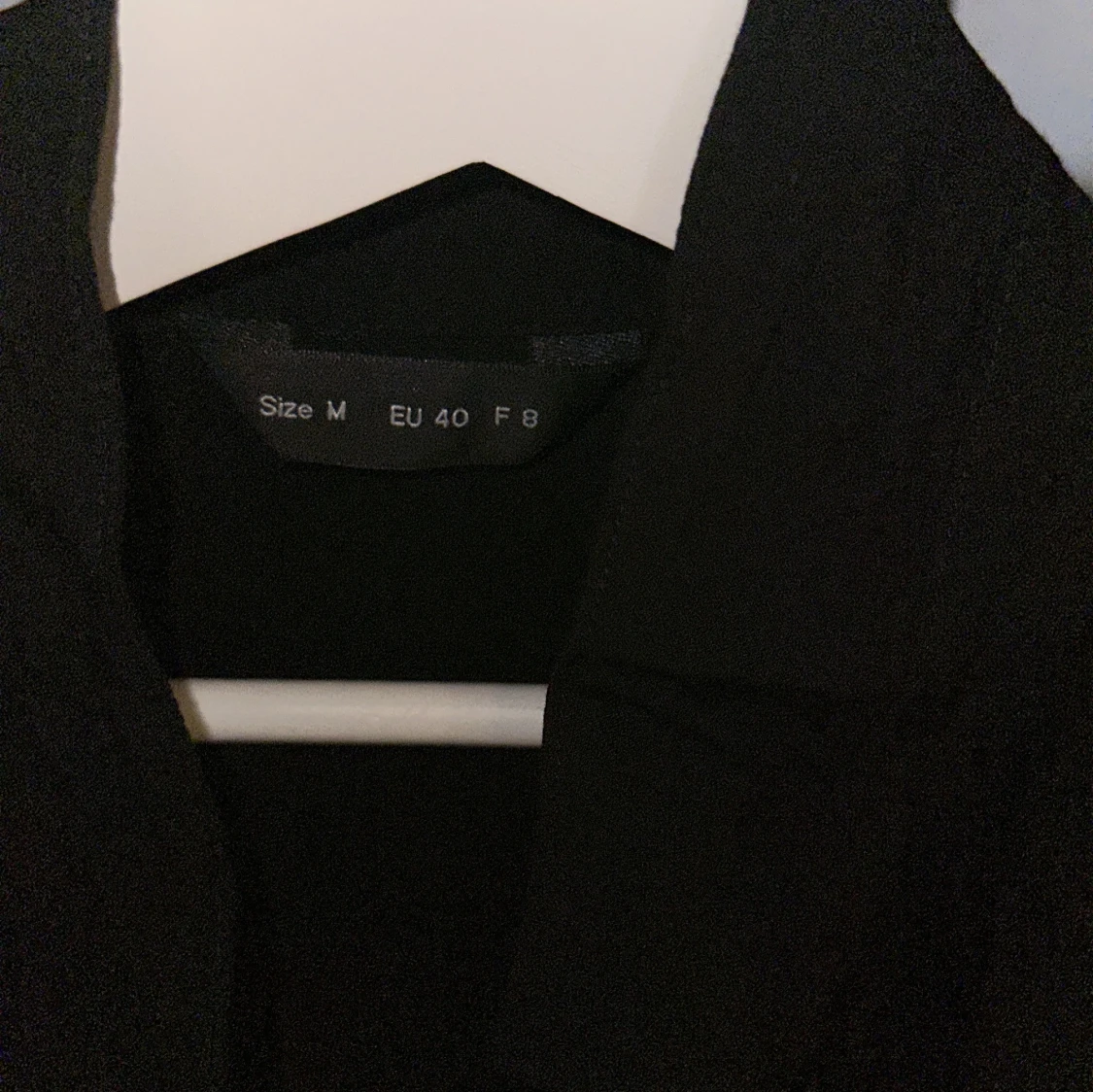Svart kortärmad skjorta, strl M - 1