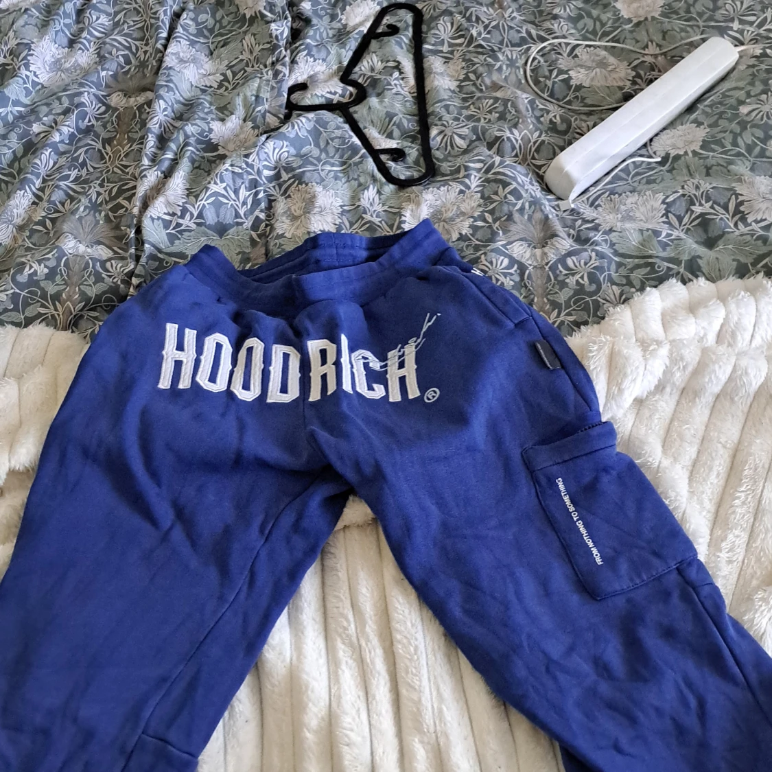 Blå Hoodrich mjukisbyxor XS - 3