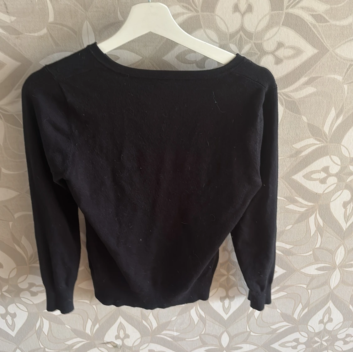 Svart kofta med knappar XS - 2