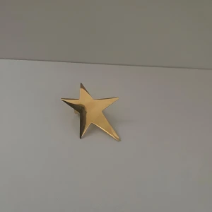 Guldfärgad stjärnring - Cool ring i form av en stjärna med blank guldfinish. Perfekt statement piece för dig som vill sticka ut med en unik accessoar. Stjärnformen ger ringen en lekfull och trendig vibe.