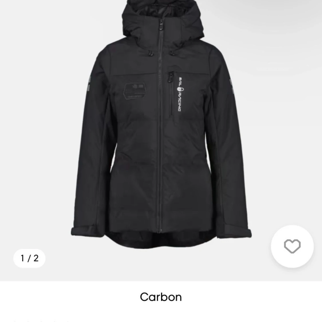 Svart pufferjacka från Sail Racing