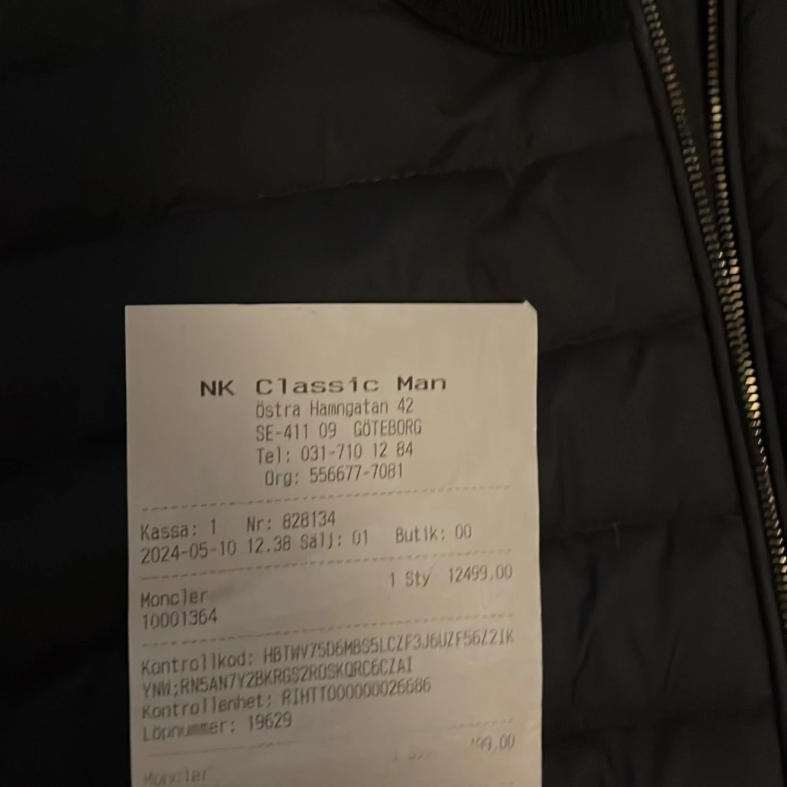 Svart Moncler cardigan - 1