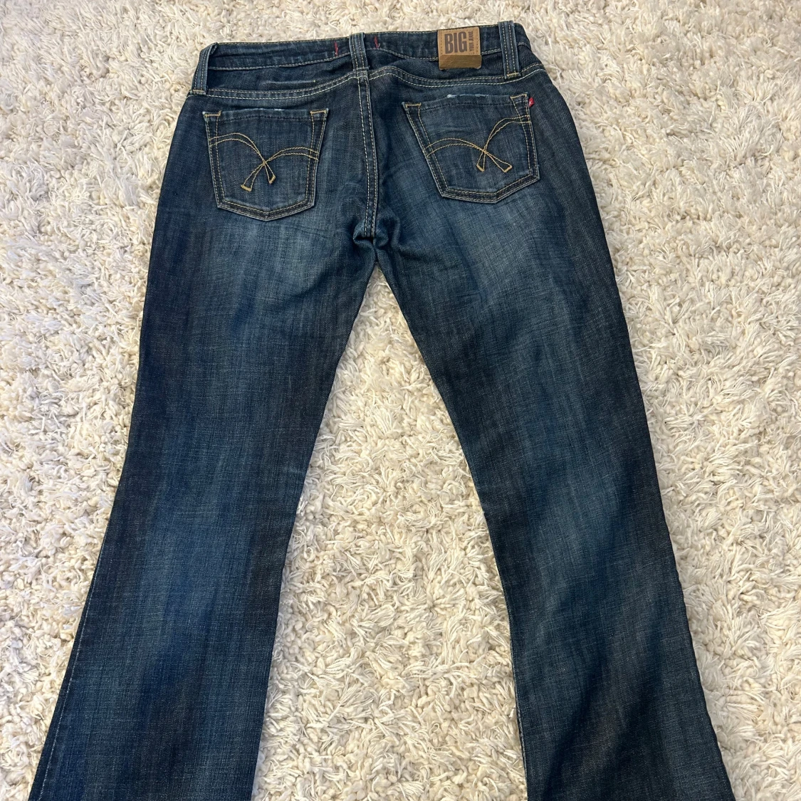 Blå bootcut jeans från Big Star - 1