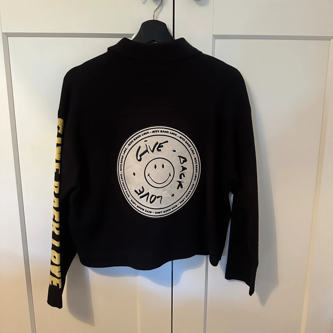 Svart overshirt från Sandro med tryck - 1