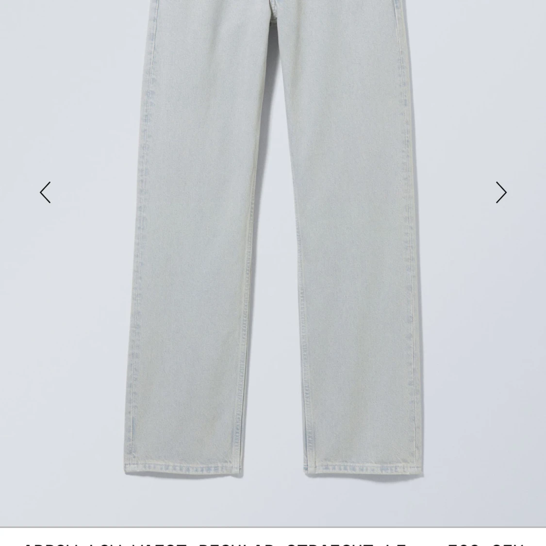 Arrow low waits jeans från Weekday 