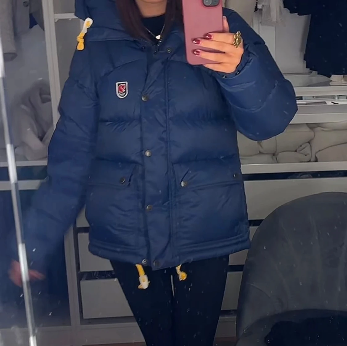 Mörkblå Fjällräven jacka  - 1