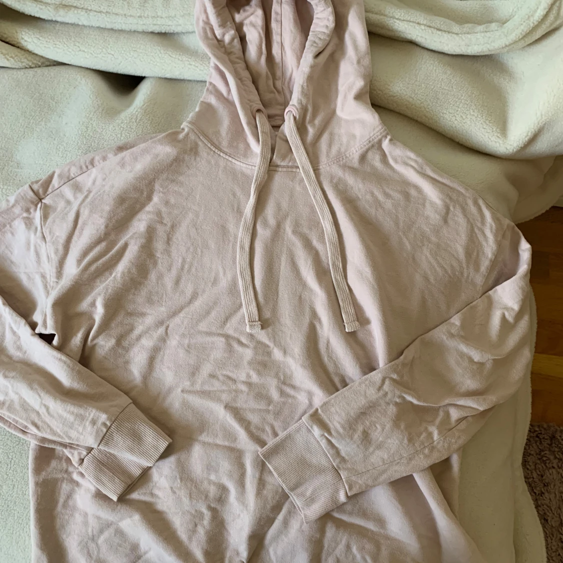 Smutsrosa/beige hoodie