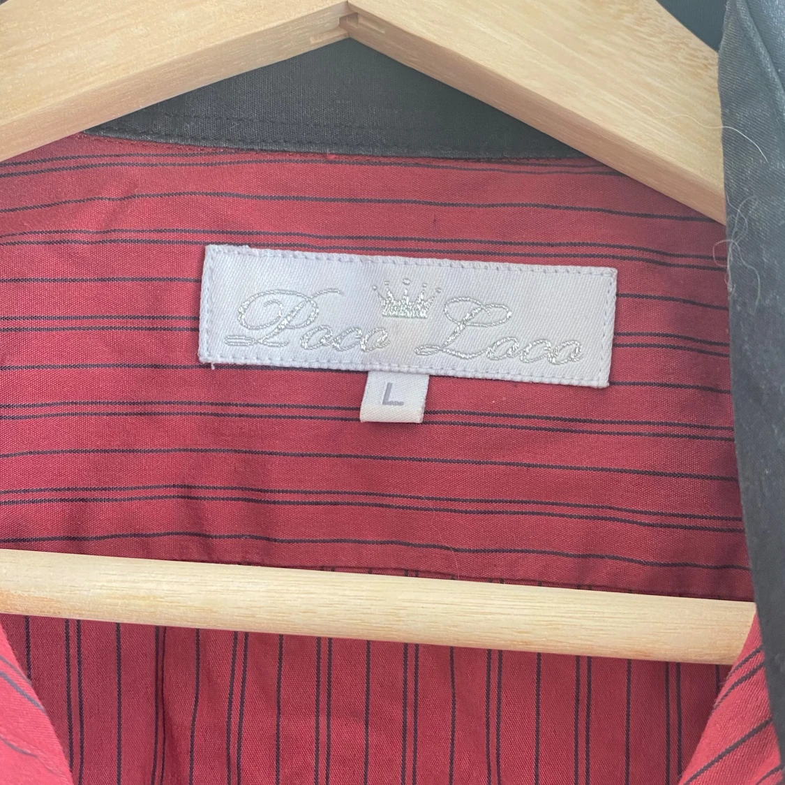 Röd- och svart randig skjorta Poca Loco - 1