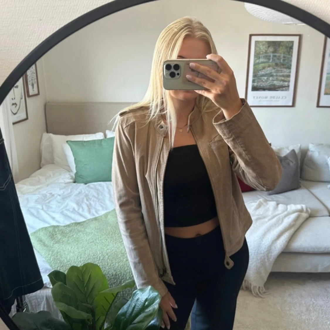 Beige mockajacka - 1