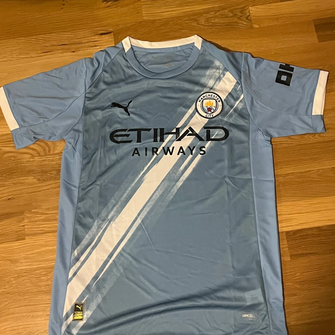 Manchester City Puma fotbollströja blå
