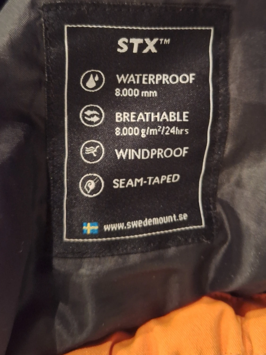 Svart vindjacka från Swedemount - 2