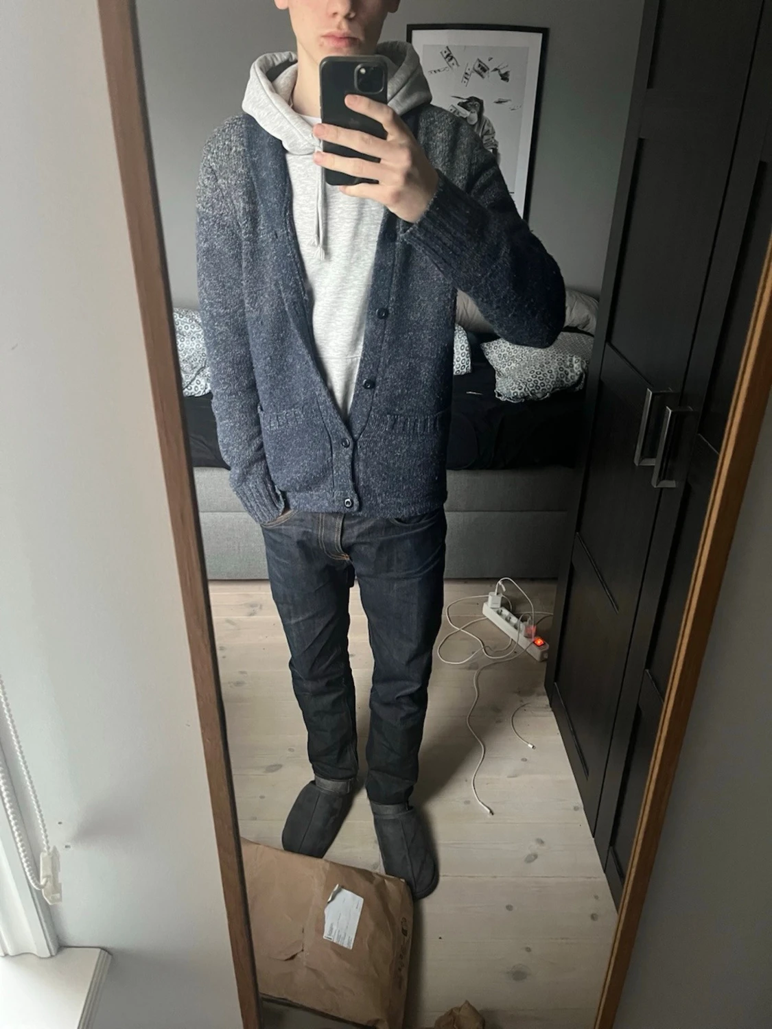 Stickad kofta/cardigan