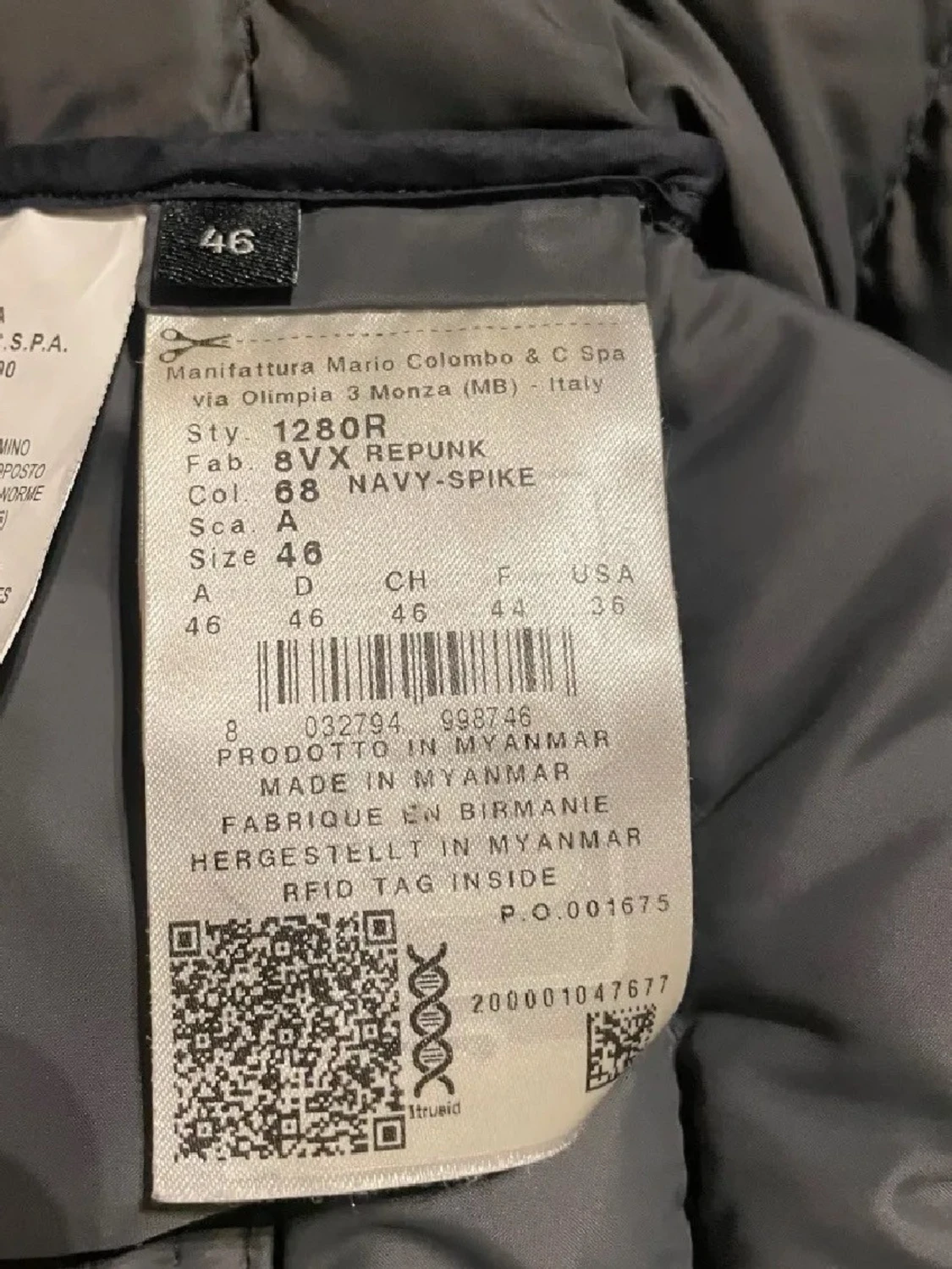 Mörkblå dunjacka från Colmar - 3