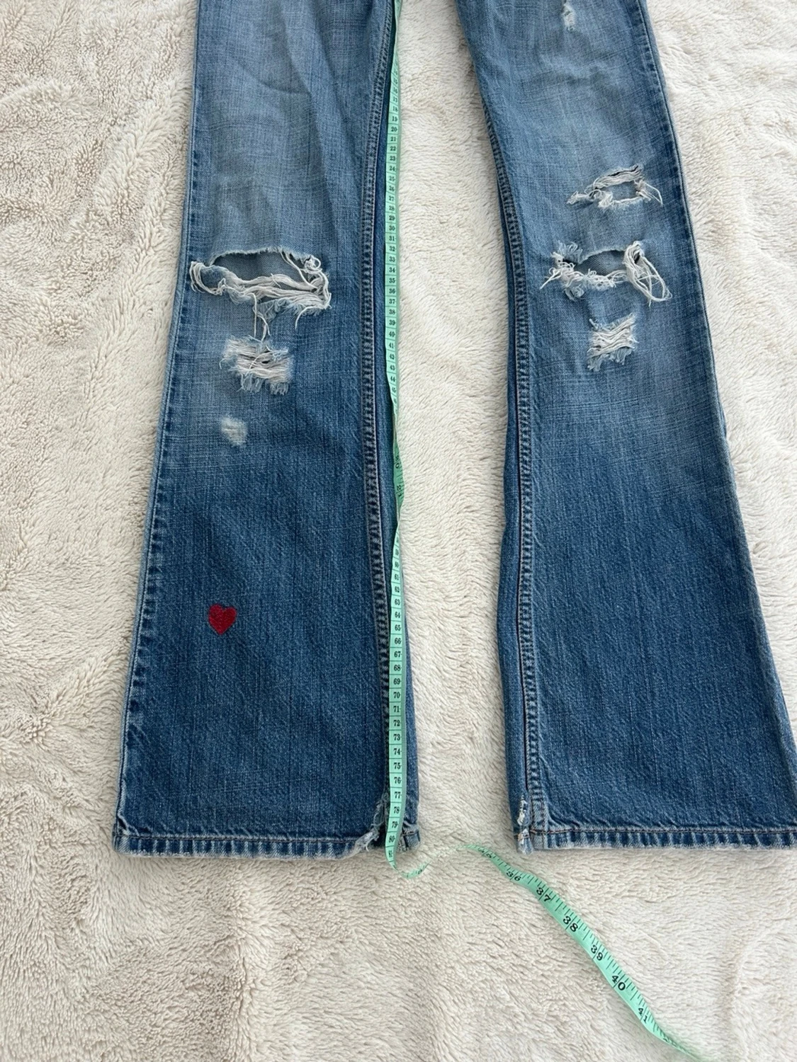 Hollister lågmidjade jeans  - 4