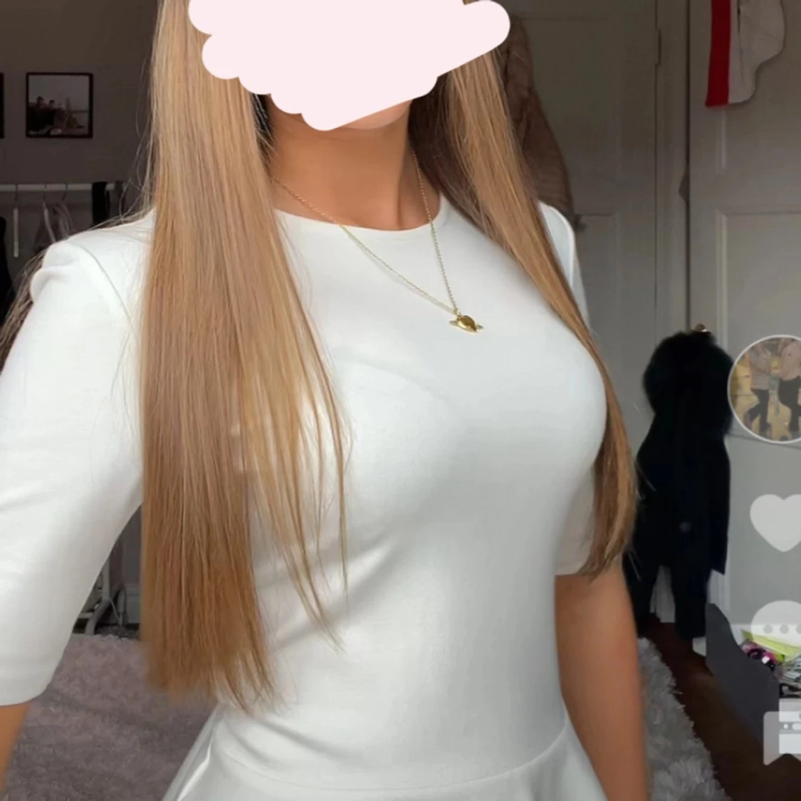 vit blus från zara - 2