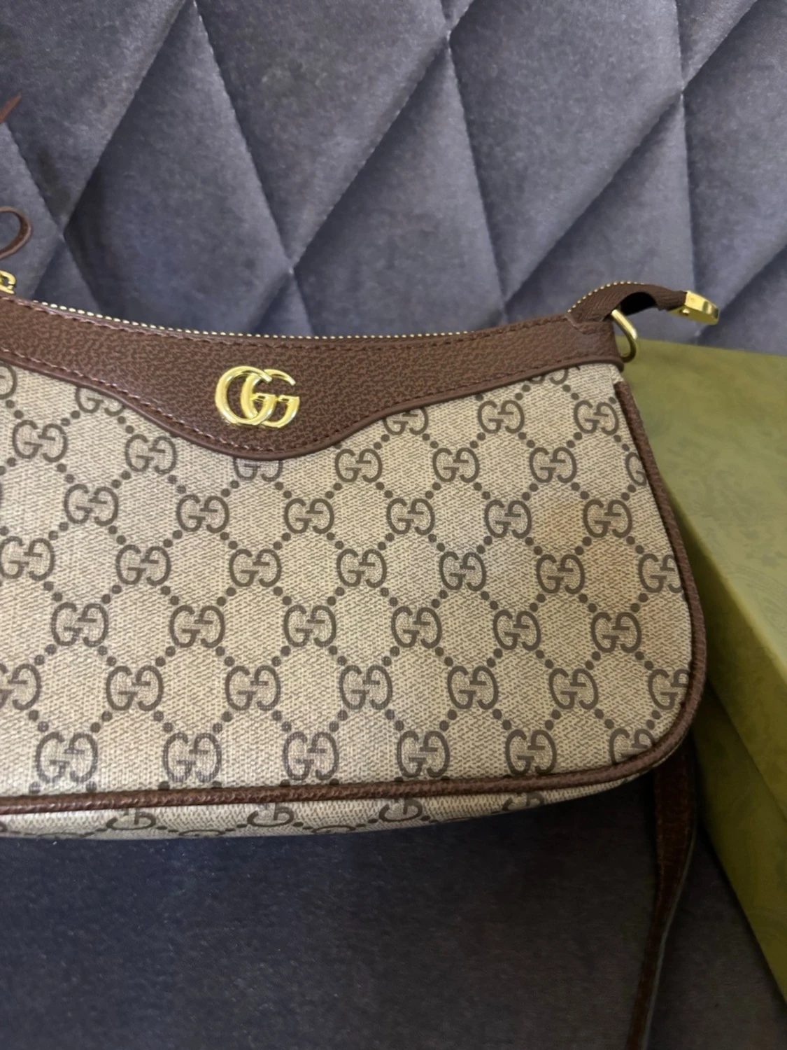 Beige och brun Gucci handväska - 1