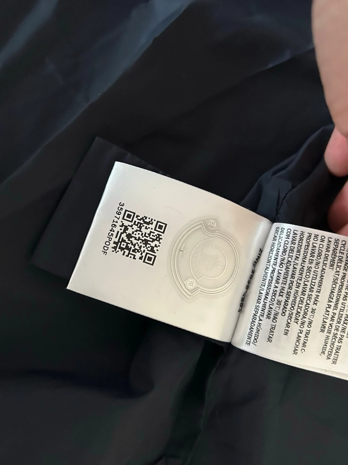 Marin blå windbreaker - 5