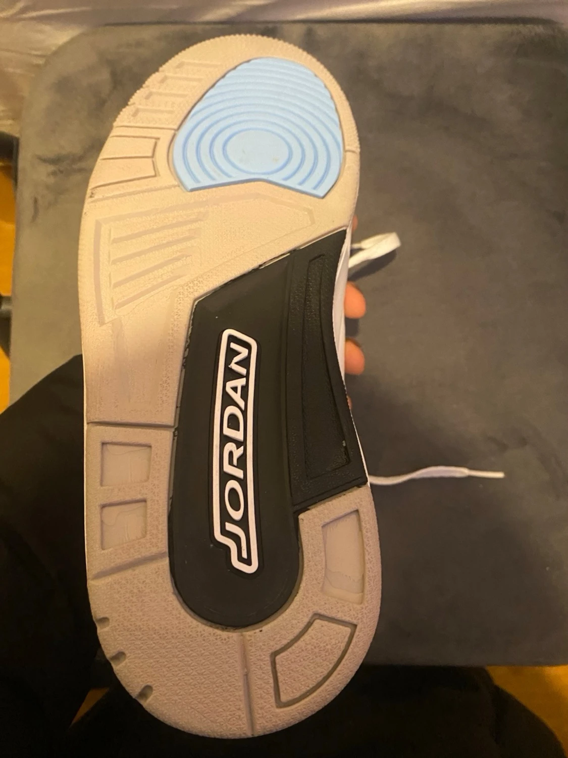 Air Jordan 3 White/Blue sneakers - 5