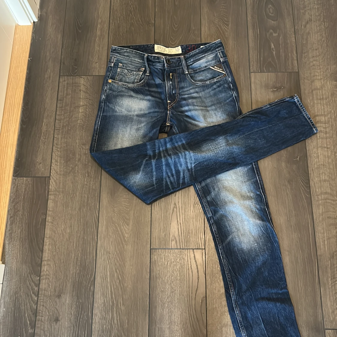 Replay Anbass jeans blå slim fit - 1