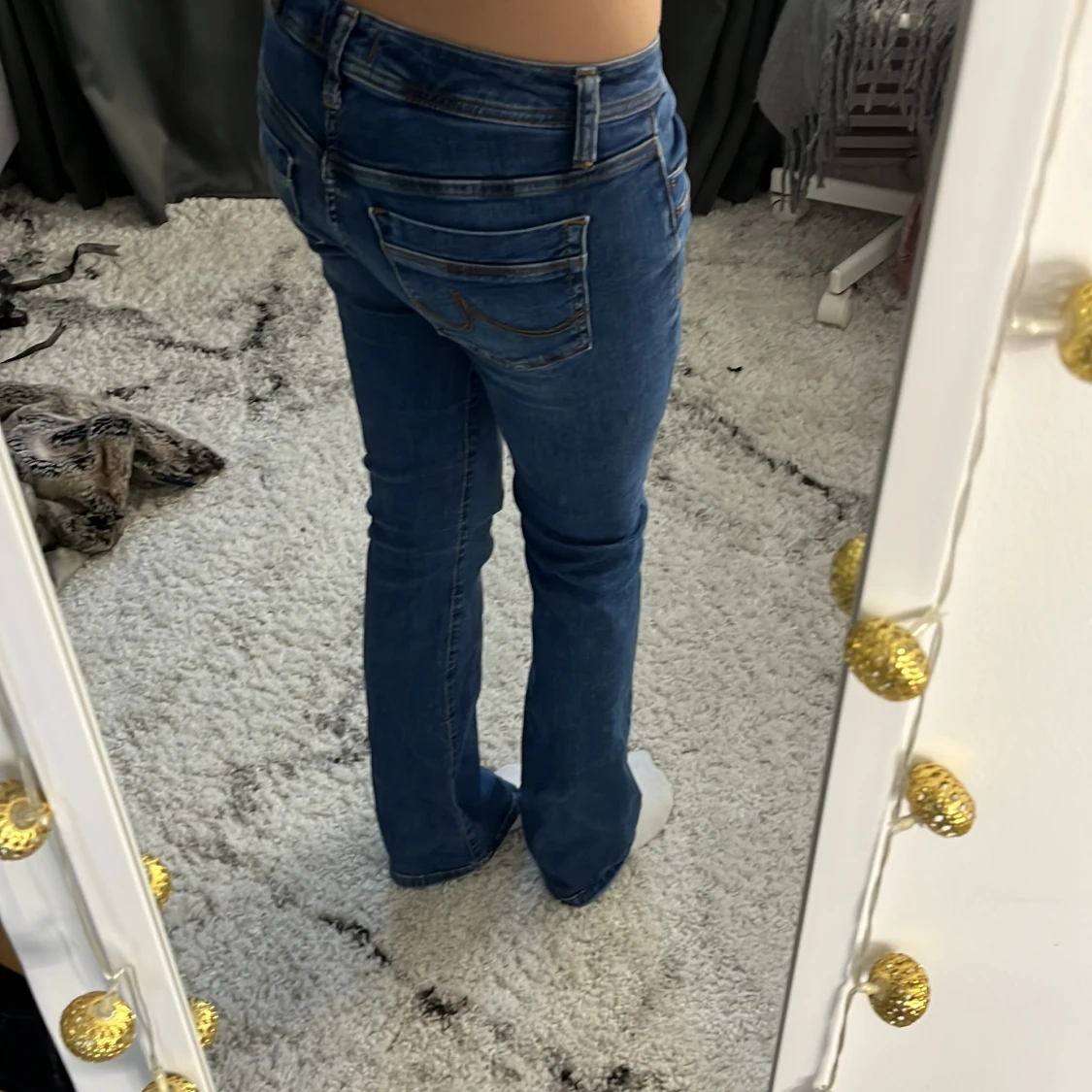 Blå bootcut jeans från LTB - 1