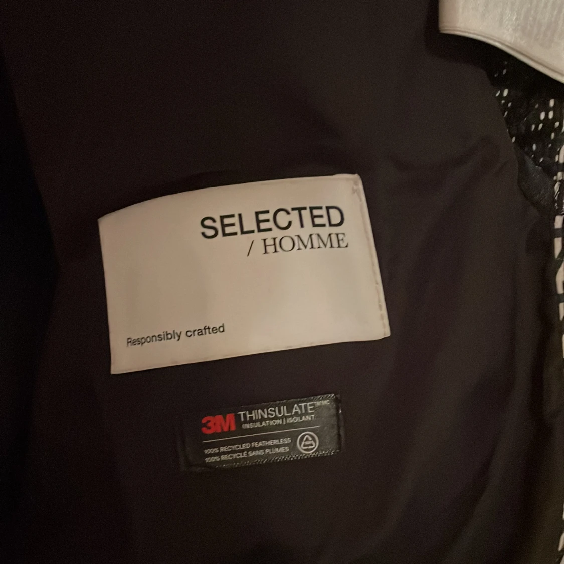 Mönstrad pufferjacka från Selected Homme - 2