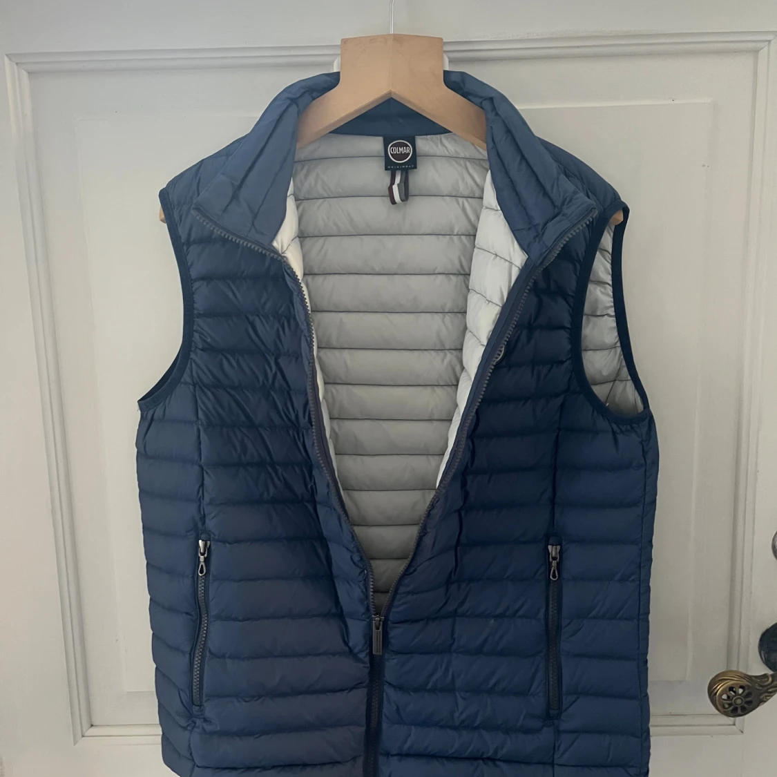 Blå dunväst från Colmar