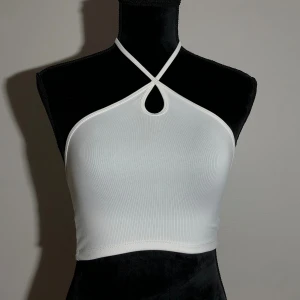 Halterneck topp från Zara - Halterneck topp från zara som är använd väldigt få gånger. Längd ca 35cm. Pris: 20kr