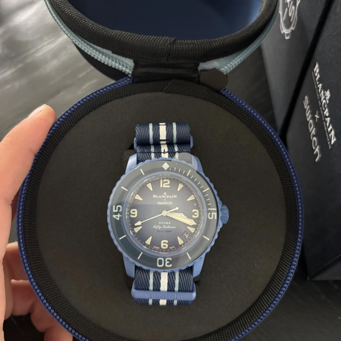 Blancpain x Swatch Atlantic ocean